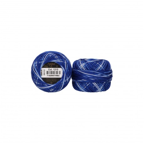Anchor Pearl Cotton nº 8, cor 1210 matizado azul escuro Anchor Pearl Cotton nº 8, cor 1210 matizado azul escuro